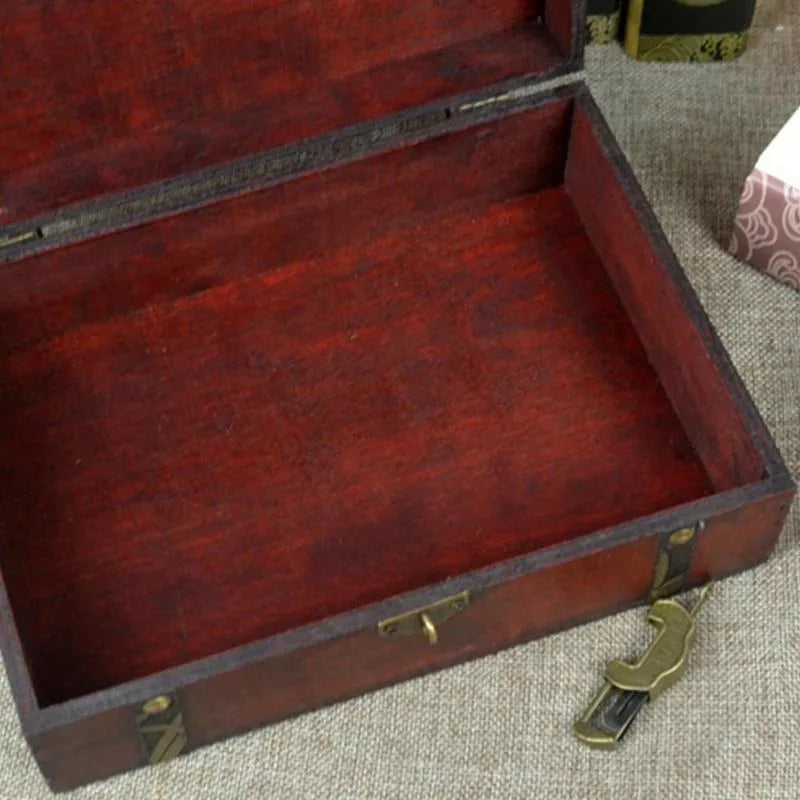 Retro Wooden Keepsake Box – Jewelry, Art & Gift Storage Wooden Keepsake Box Axl