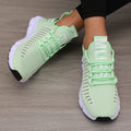 AZGB Women's Platform Sneakers – Breathable Mesh Walking Shoes Platform Sneakers Axl light green 39