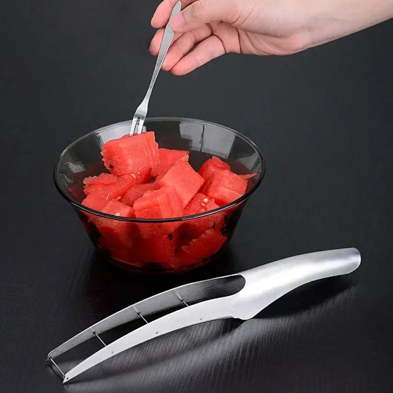Stainless Steel Watermelon Cube Cutter & Slicer Tool Fruit Slicer Tool Axl