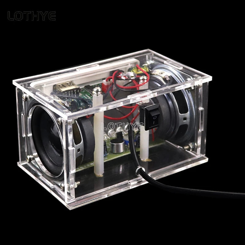 Bluetooth DIY Speaker Kit 3W+3W LED Spectrum Amplifier & Remote DIY Speaker Kit Axl