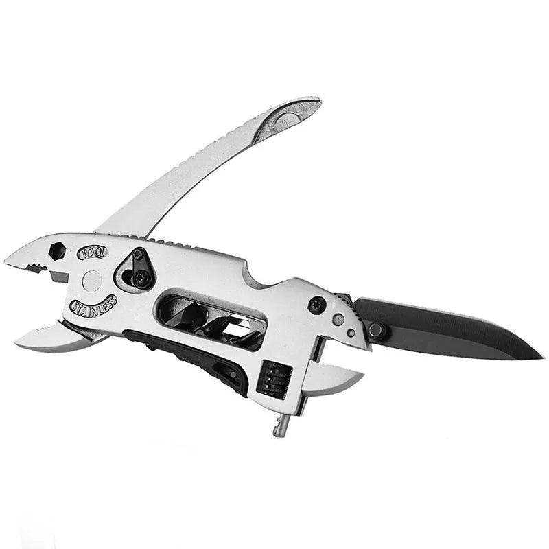 Multitool Pliers Pocket Knife Screwdriver Wrench Camping Kit Multitool Pliers Kit Axl