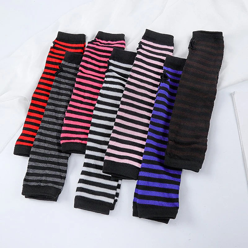 Women's Fingerless Knit Arm Warmers – Long Sleeve Wrist Gloves Fingerless Arm Warmers Axl