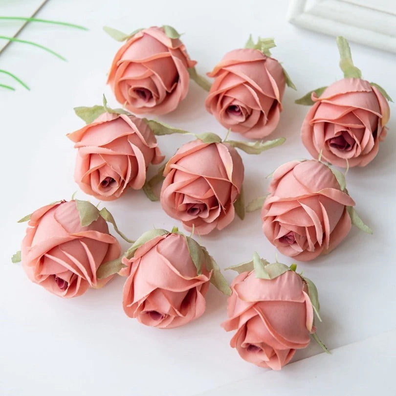 Silk Rose Heads 30/60 Pcs – Artificial Flowers for Weddings Artificial Silk Flowers Axl Color 3 60 PCS
