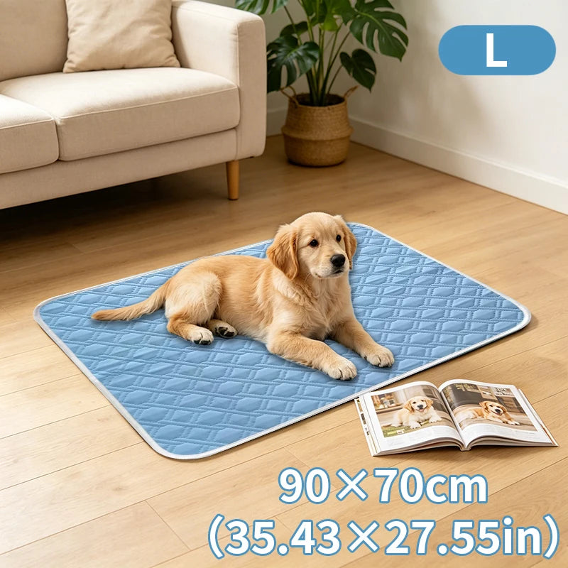KEMORELA 2-Pack Dog Cooling Mat – Washable Pet Bed All Sizes Dog Cooling Mat Axl 2PCS 90x70cm