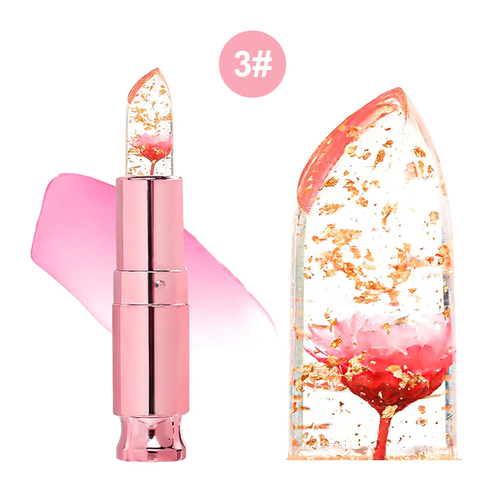Crystal Jelly Lip Balm – Color-Changing Gold Foil Moisturizer Jelly Lip Balm Axl