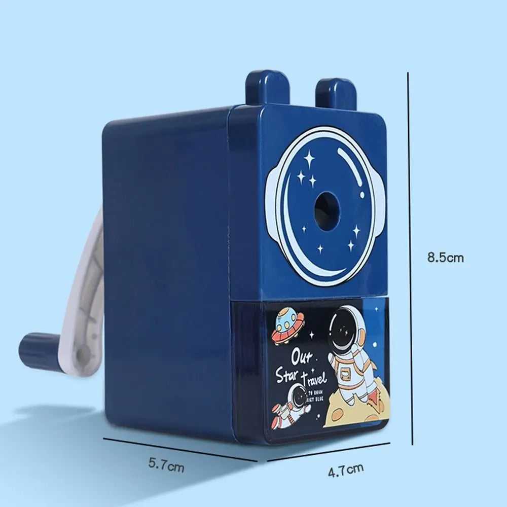 Hand Crank Pencil Sharpener – Cartoon Mechanical Pencil Cutter Pencil Sharpener Axl