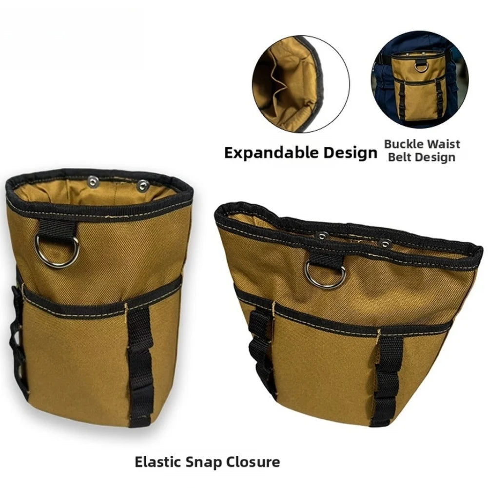 Heavy Duty Canvas Tool Waist Bag – Oxford Cloth Belt Pouch Tool Waist Bag Axl