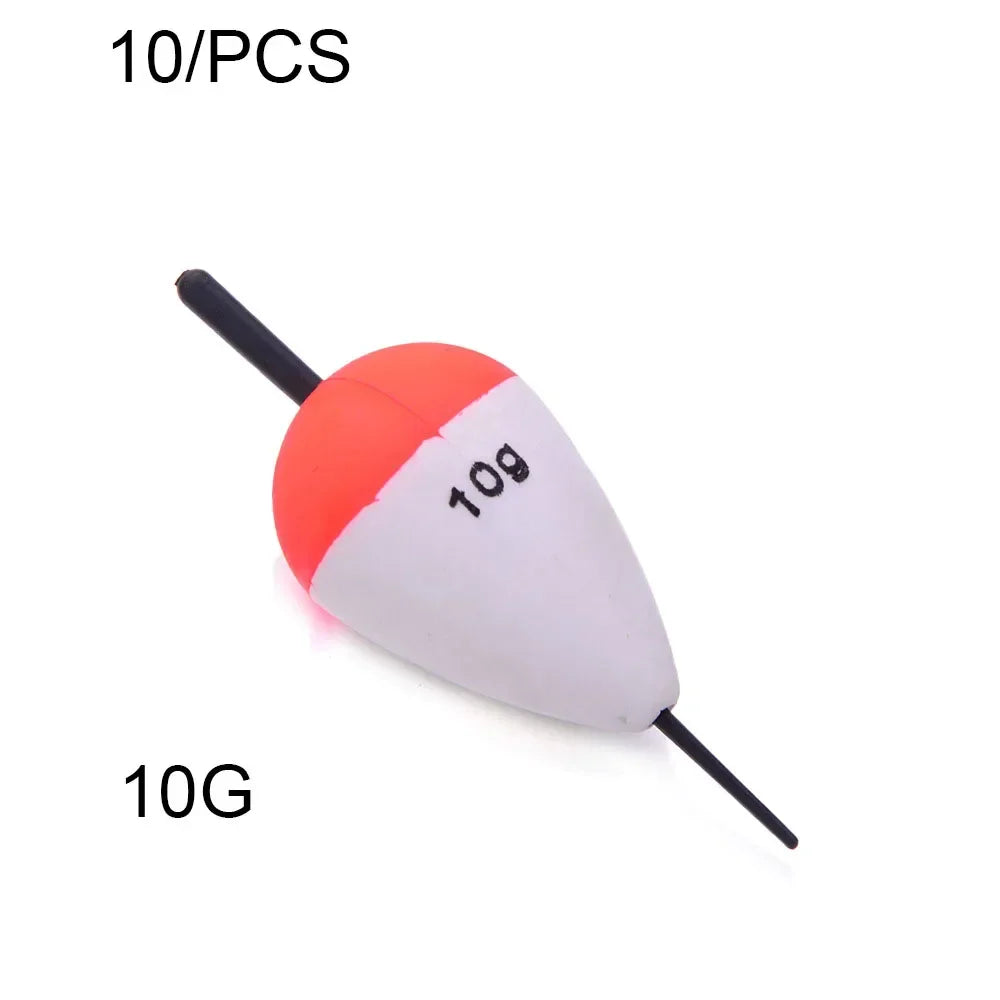 10-Pack Foam Fishing Floats – Big Belly Long Casting Bobbers Fishing Floats Axl 10 Pcs 10G