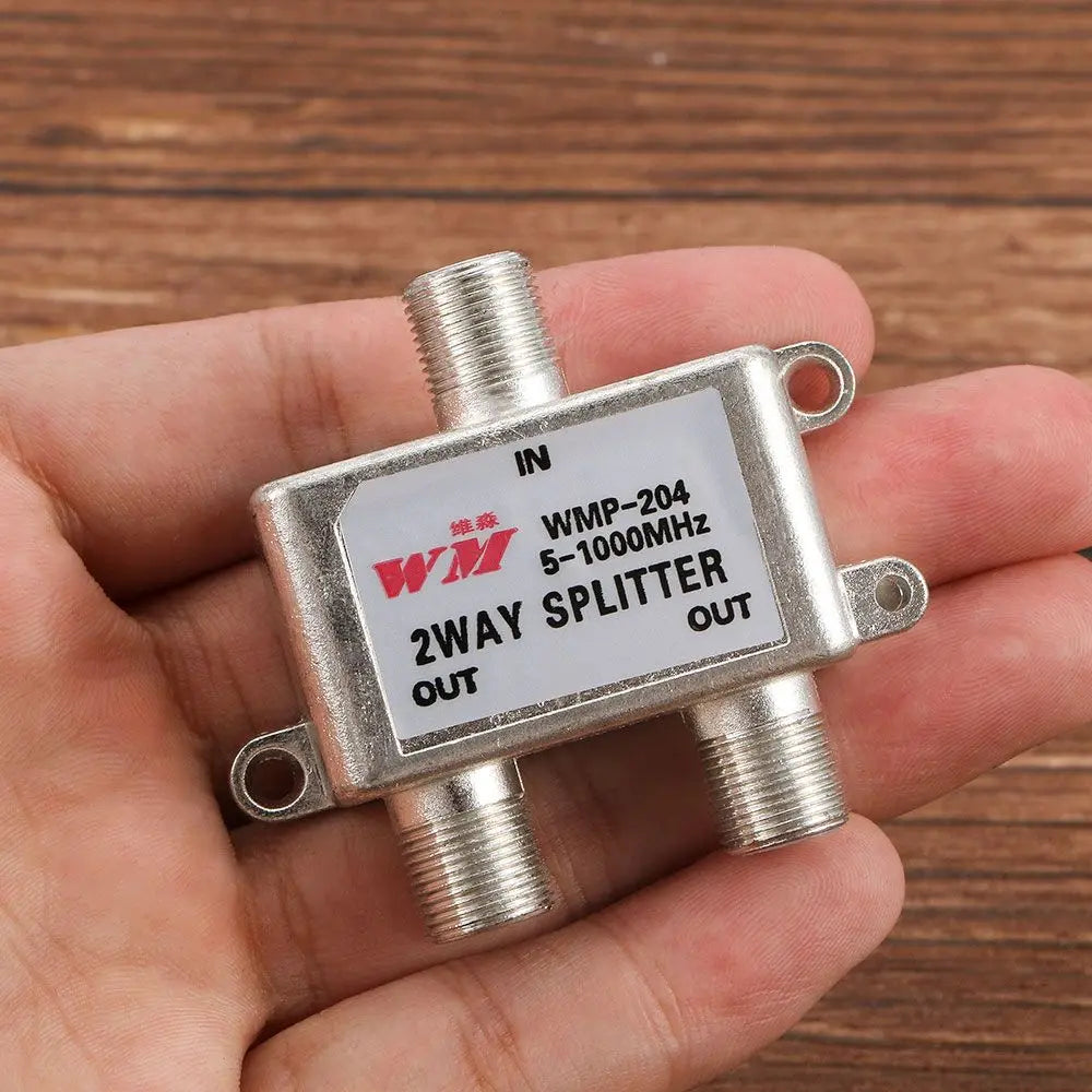 2-Way Coaxial Cable Splitter – TV Antenna & CATV 5-1000MHz Coaxial Cable Splitter Axl