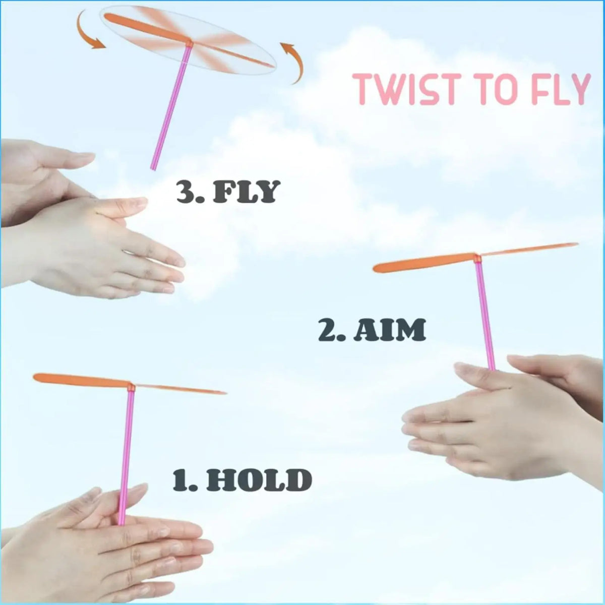 30-Pack Dragonfly Hand Spinner Propeller Toys for Kids Outdoor Flying Spinner Toy Axl