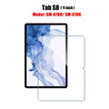 Samsung Galaxy Tab S8 11" Tempered Glass Screen Protector 2 Pack Tablet Screen Protector Axl FOR Tab S8 11inch