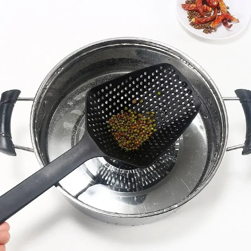 Large Kitchen Strainer Funnel with Spatula – Food & Water Filter Kitchen Strainer Funnel Axl