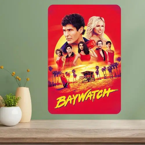 Baywatch Classic TV Show Metal Poster Sign | Retro Wall Decor Metal Wall Sign Axl aluminum sign aluminum 40x30cm