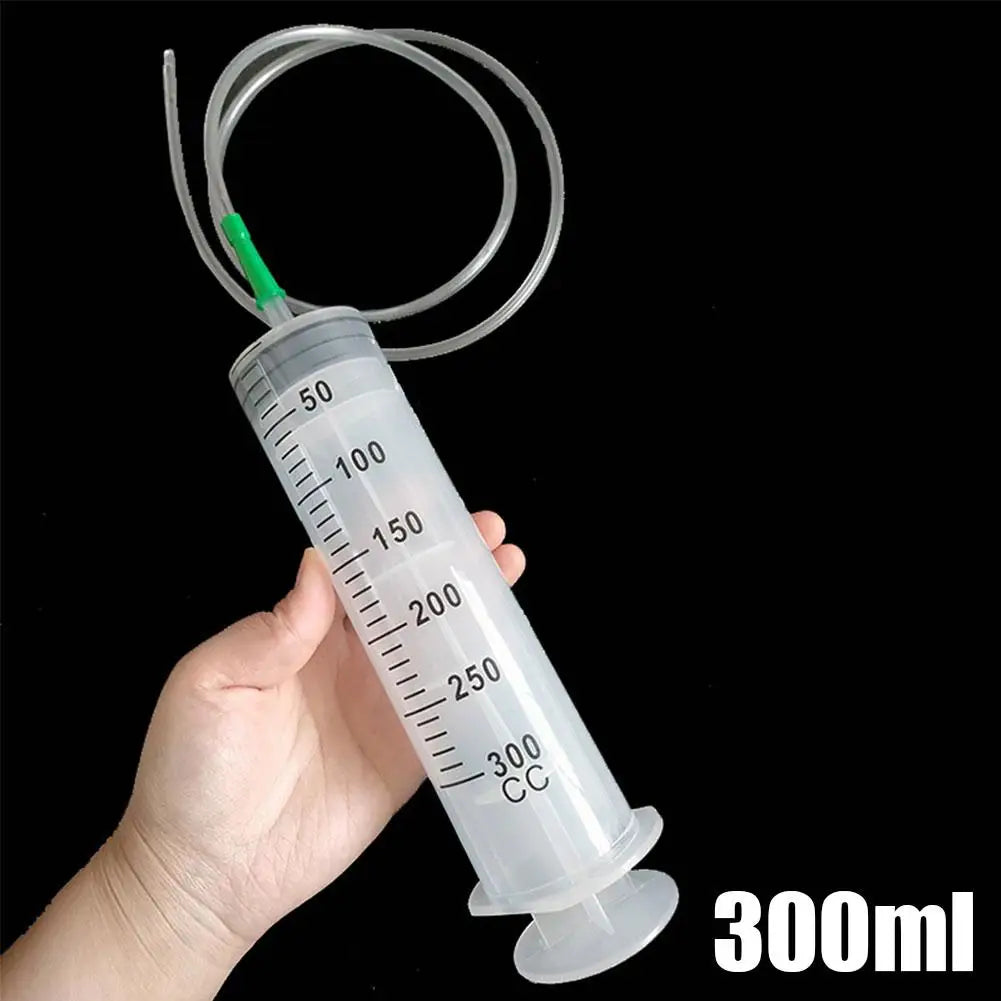 Vacuum Oil Pump Syringe 100/300/550ml – Portable Car Tool Vacuum Oil Pump Axl 300ML