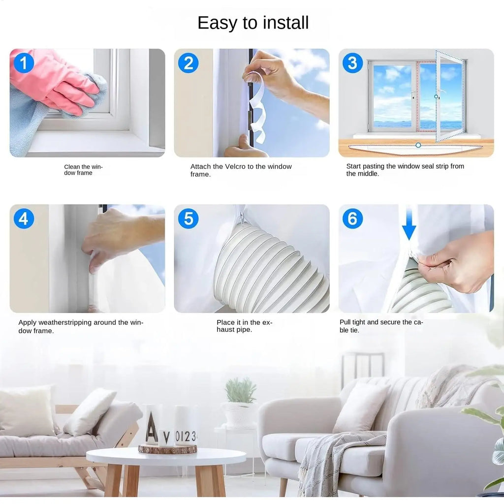 Portable AC Window Seal Kit – Weather Stripping & Insulation AC Window Seal Axl