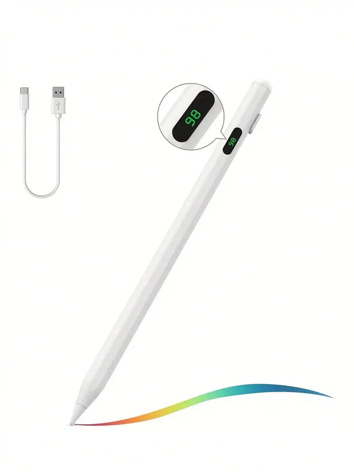 Universal Stylus Pen for iOS, Android & Windows Tablet Capacitive Stylus Pen Axl WHITE