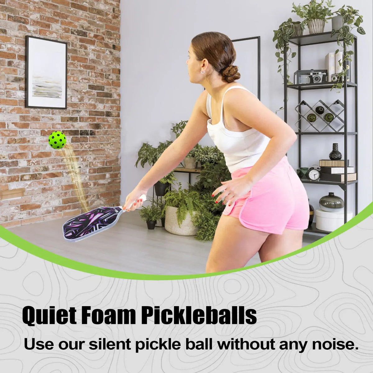 Quiet Foam Pickleball Balls – Indoor Noise-Reducing Practice Foam Pickleball Balls Axl