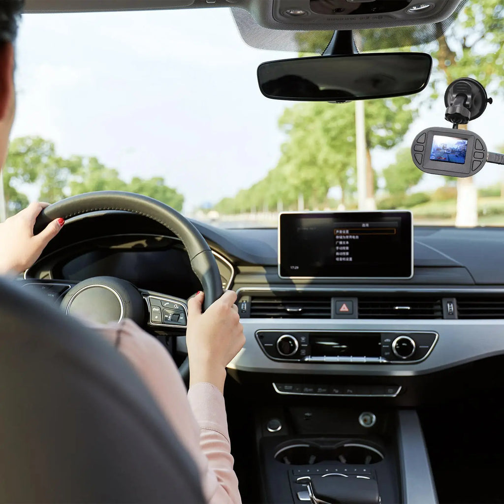 Car Suction Cup Dash Cam Mount – 360° Rotation, 5 Adapters Dash Cam Mount Axl