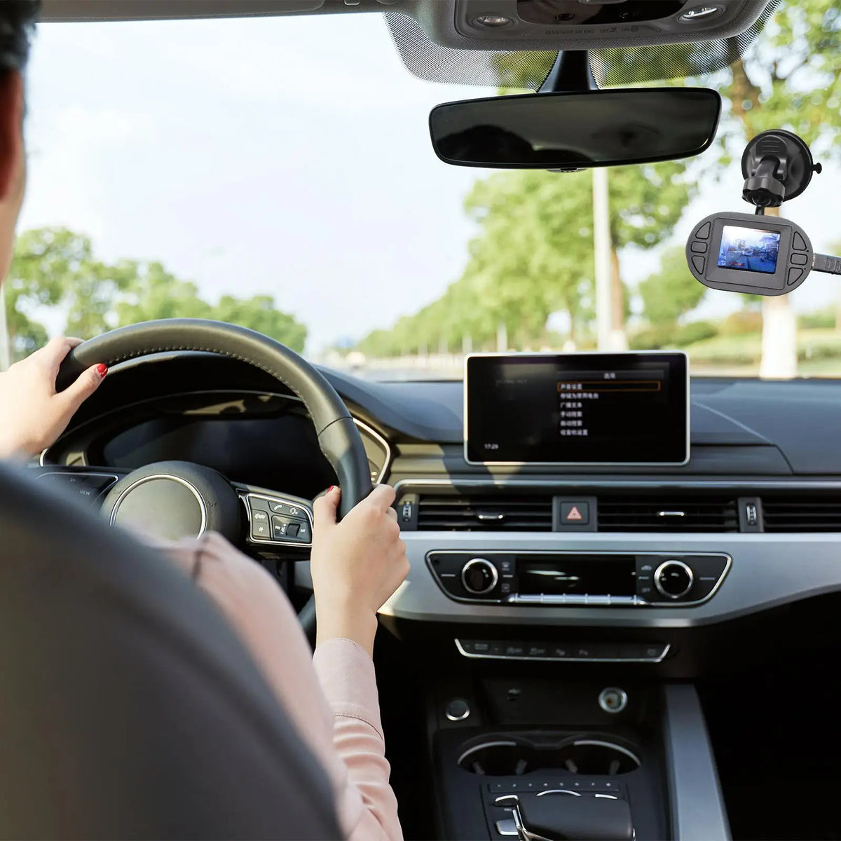 Car Suction Cup Dash Cam Mount – 360° Rotation, 5 Adapters Dash Cam Mount Axl