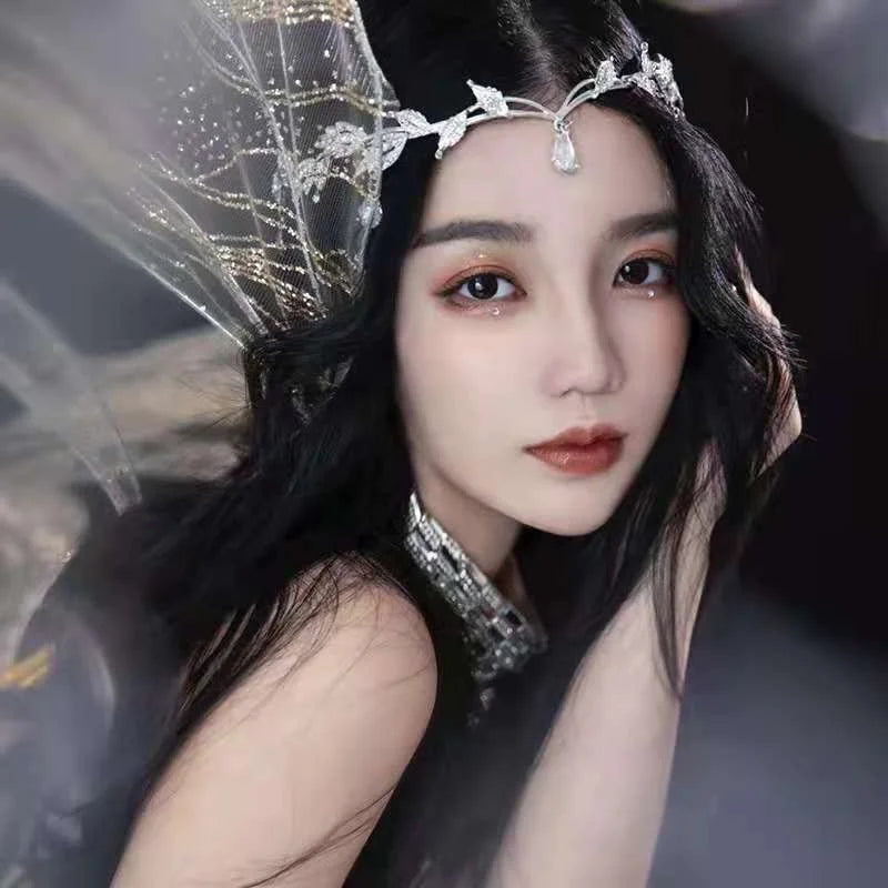 Crystal Crown Headband – Bridal Wedding Tiara Hair Accessory Bridal Tiara Headband Axl