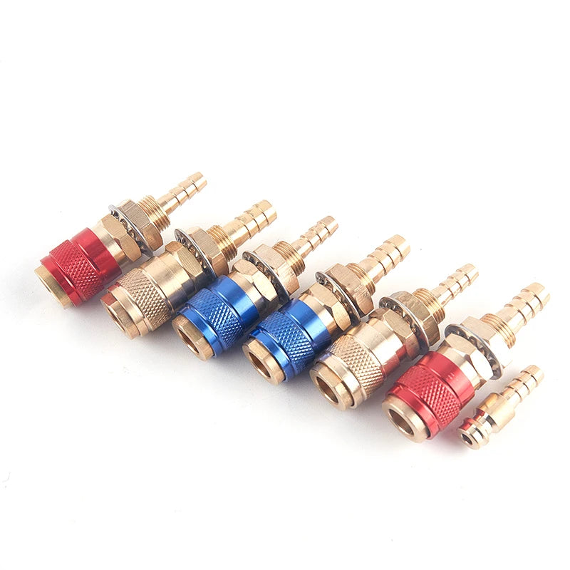 Water Cooled Gas Adapter Quick Connector TIG/MIG Torch M6/M8 Welding Torch Adapter Axl