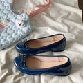 Women's Mary Jane Ballet Flats – Soft Slip-On Dress Shoes Ballet Flats Axl navy blue 38