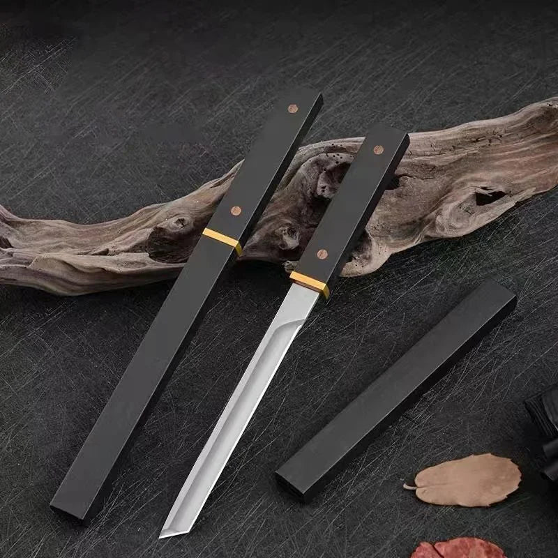 Japanese-Style Kitchen Knife with Cover | Stainless Steel Kitchen Knife Axl