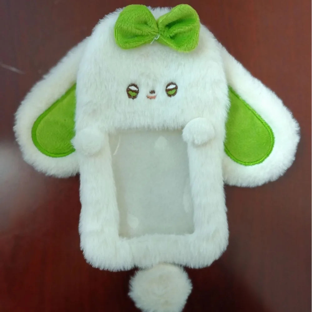 Plush Cartoon Animal Photocard Holder – Rabbit, Dog & Cat Photocard Holder Axl 16