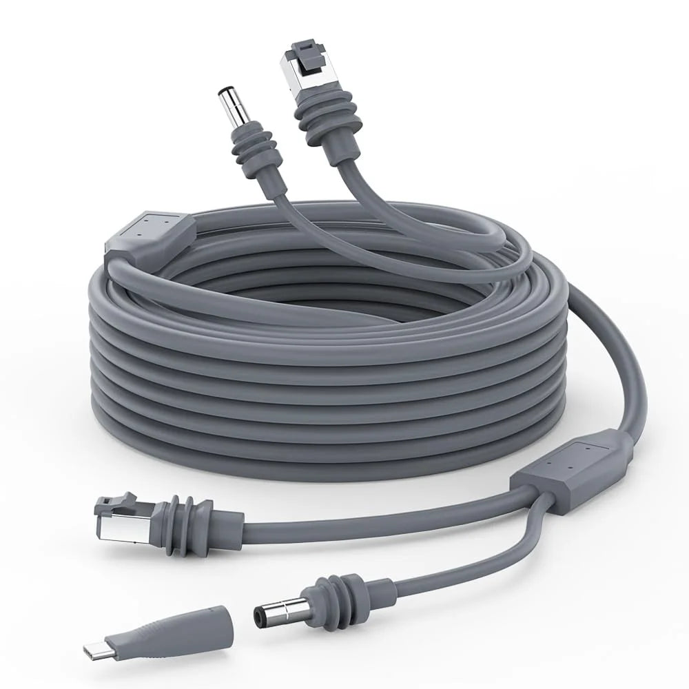 Starlink Mini 2-in-1 Cable 16.4FT DC/USB-C & RJ45 Ethernet Ethernet Power Cable Axl