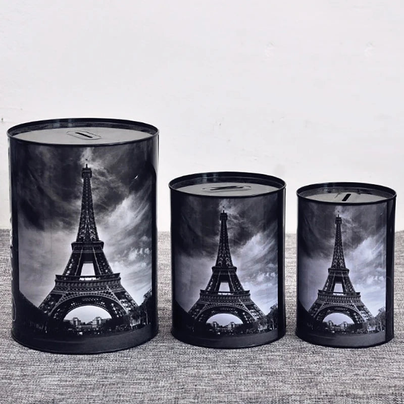 Large Metal Piggy Bank Jar – Coin & Money Saving Box Gift Metal Piggy Bank Axl