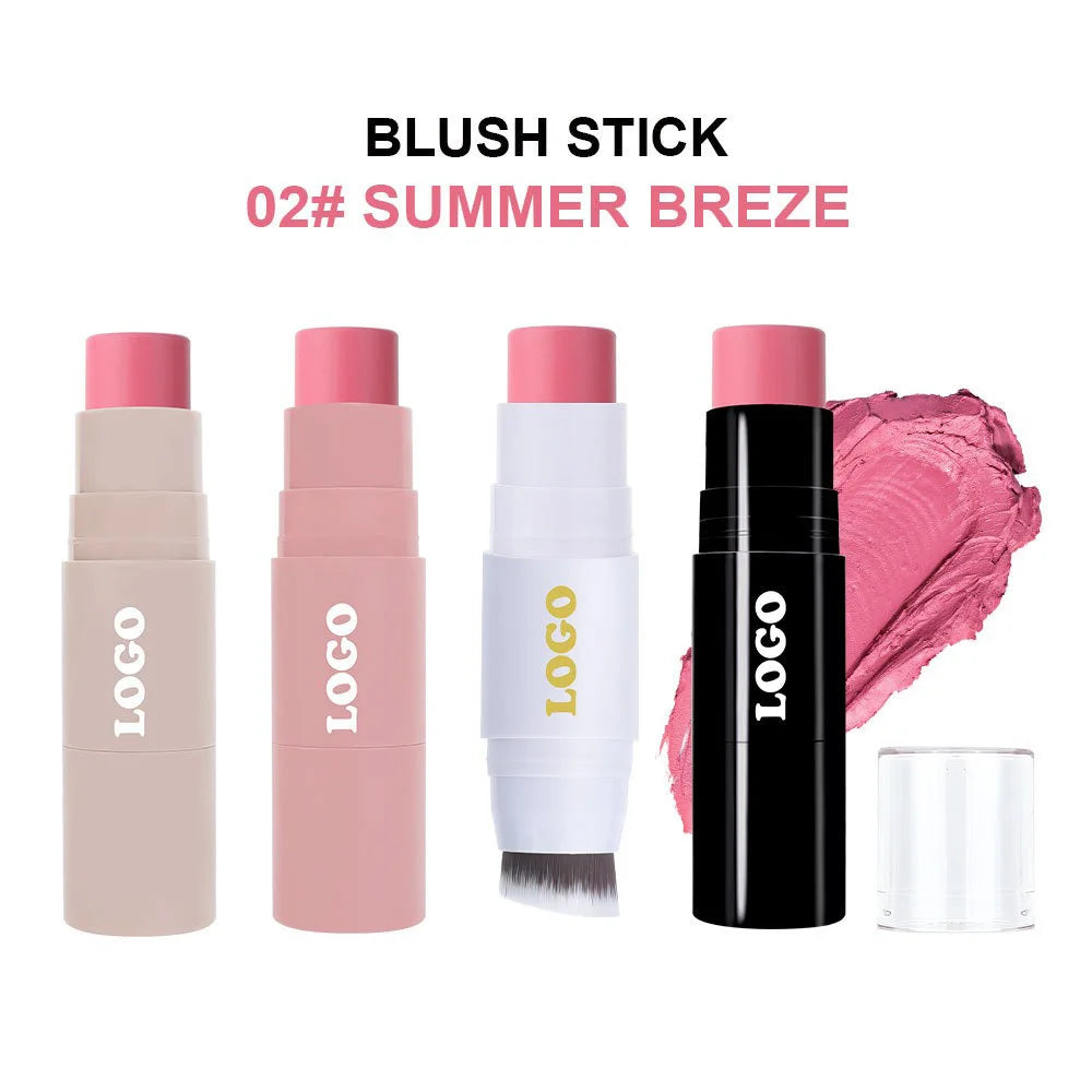 Double-Sided Blush Stick with Brush – Brightening Blusher Blush Stick Axl