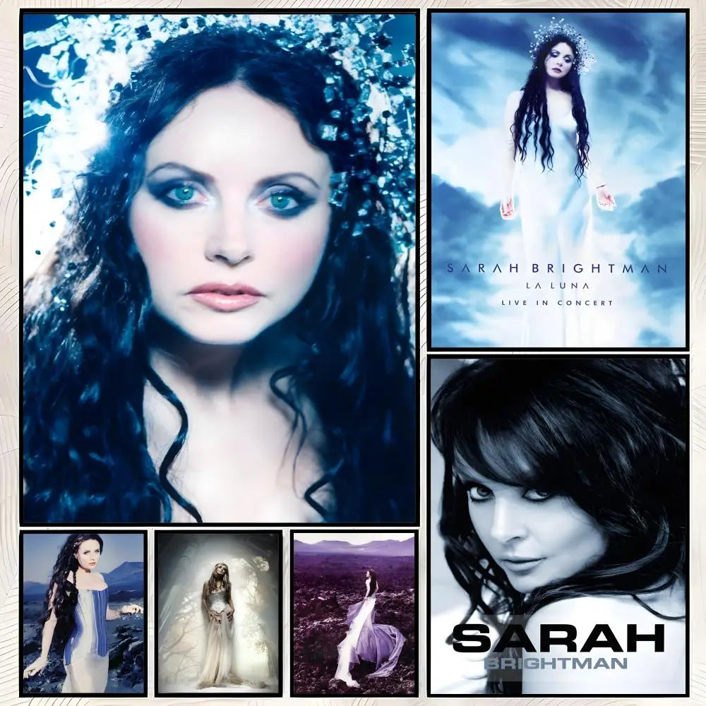 Sarah Brightman La Luna Wall Art Poster – Self-Stick HD Decor Wall Art Poster Axl
