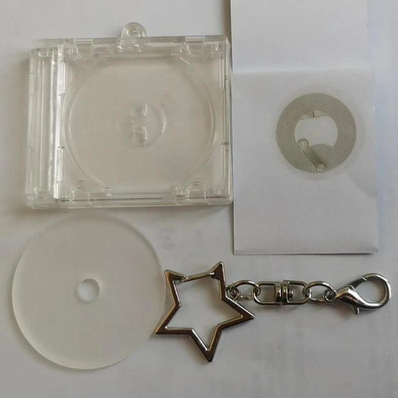 Mini NFC CD Disc Keychain – DIY Album Commemorative Pendant CD Disc Keychain Axl