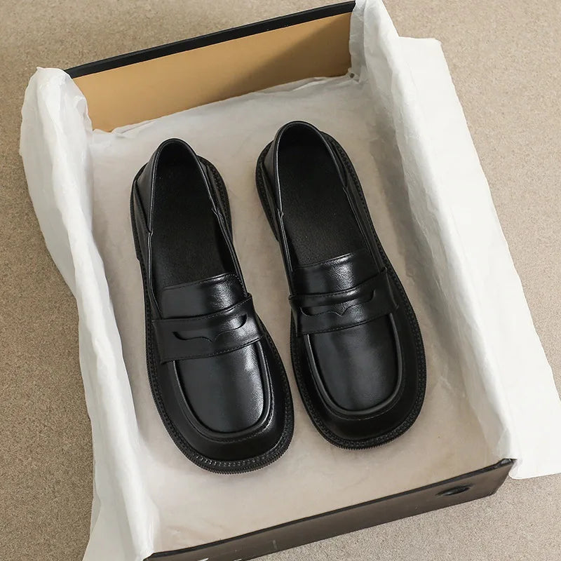 Women's Soft Sole Slip-On Loafers – Casual Flat Shoes Women's Loafers Axl black 36