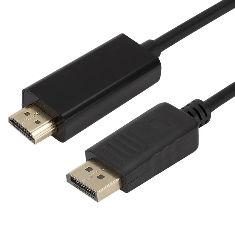 DisplayPort to HDMI Cable 1.8m – 1080p HD Adapter for PC & Laptop DisplayPort Adapter Cable Axl