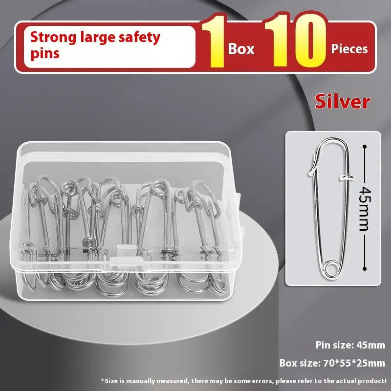 Vintage Safety Pins & Paper Clips Assortment 10–300 PCS Safety Pins Assortment Axl A7