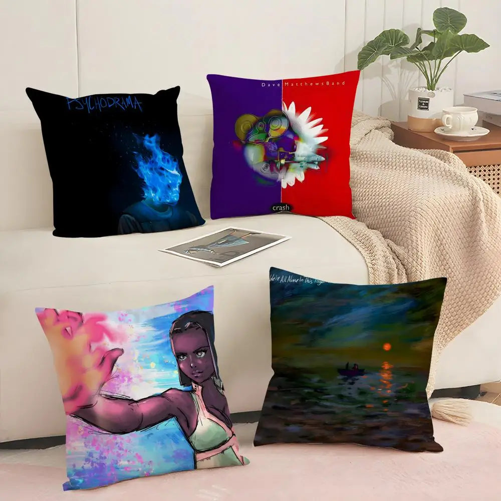 Breathable Linen Cushion Cover | Animal Print Pillowcase Cushion Cover Axl