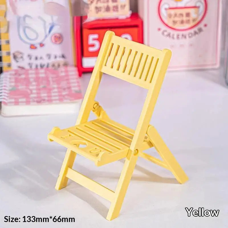 Mini Beach Chair Phone Stand – Foldable Desktop Tablet Holder Phone Stand Axl A5