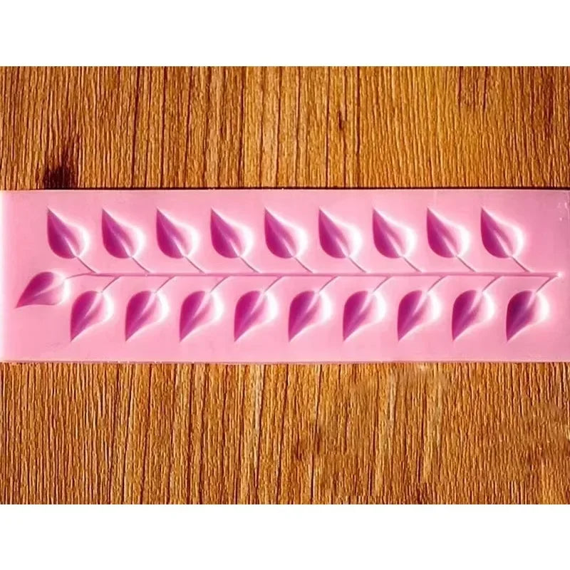 Lace Leaf Silicone Fondant Mold – Cake Decorating Tool Silicone Baking Mold Axl