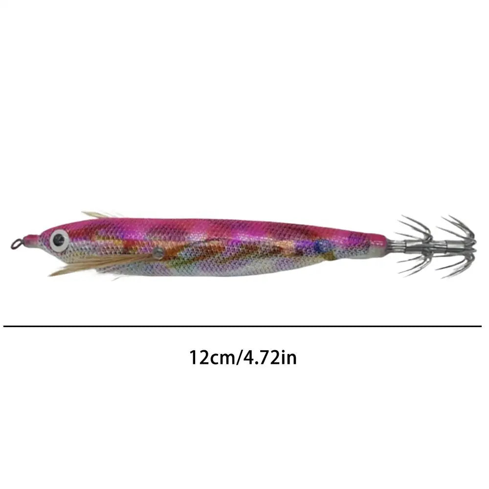 Glowing Squid Jig 4.7in | Sound Beads Saltwater Fishing Lure Squid Fishing Jig Axl Style A