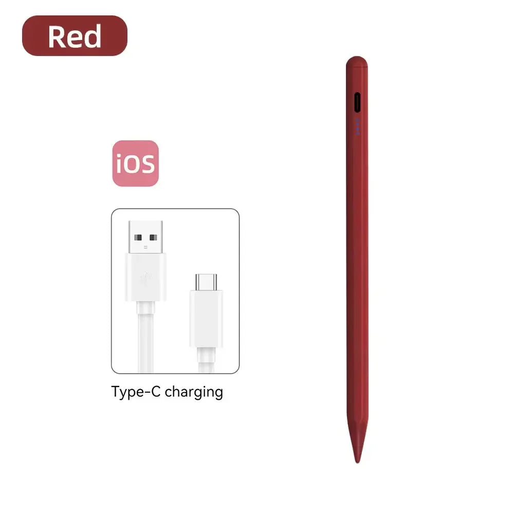 Rechargeable Stylus for Xiaomi Redmi Pad – No Bluetooth Needed Active Stylus Pen Axl Red