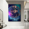 Stargate SG-1 HD Poster – Waterproof Wall Art Home Decor Wall Art Poster Axl White1 15X20cmNoframe