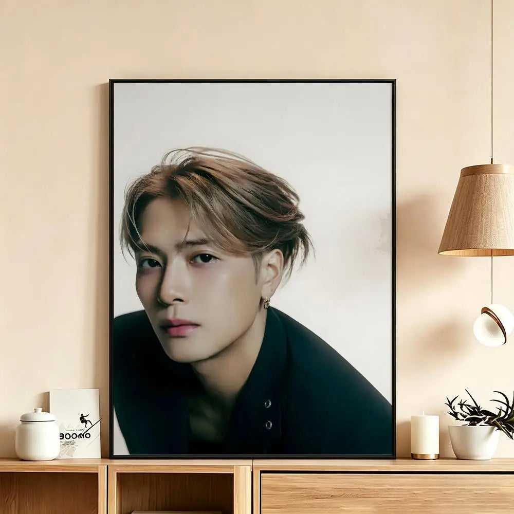 HD Music Artist Wall Poster – Waterproof Sticky Art Print Wall Art Poster Axl White8 50X70cmNoframe