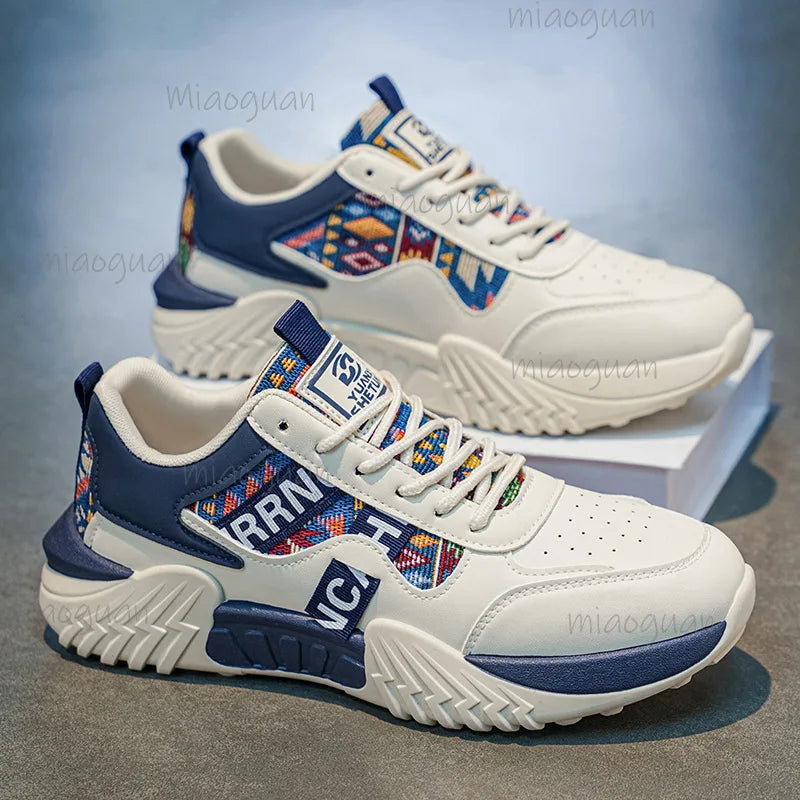 Men's Ethnic Chunky Sneakers – Streetwear Casual Shoes Chunky Sneakers Axl