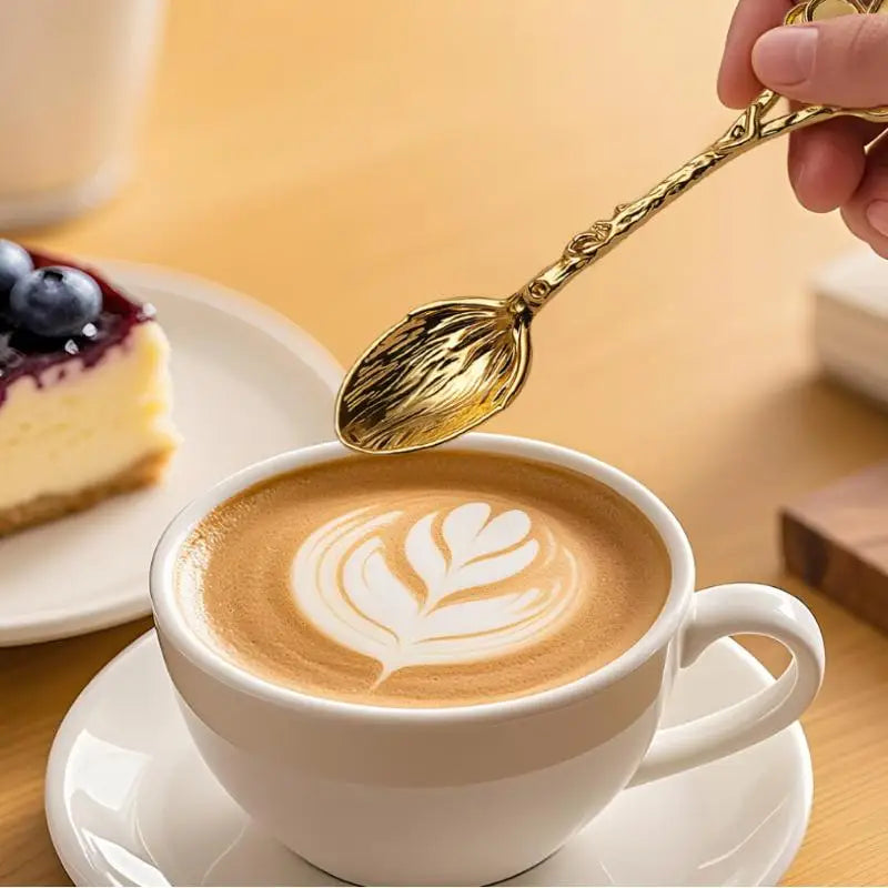 Retro Zinc Alloy Dessert Coffee Stirring Spoon – Dragonfly Design Dessert Stirring Spoon Axl
