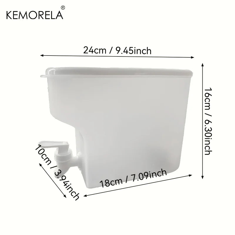 KEMORELA 3.5L Fridge Drink Dispenser with Faucet | Cold Beverage Beverage Dispenser Axl