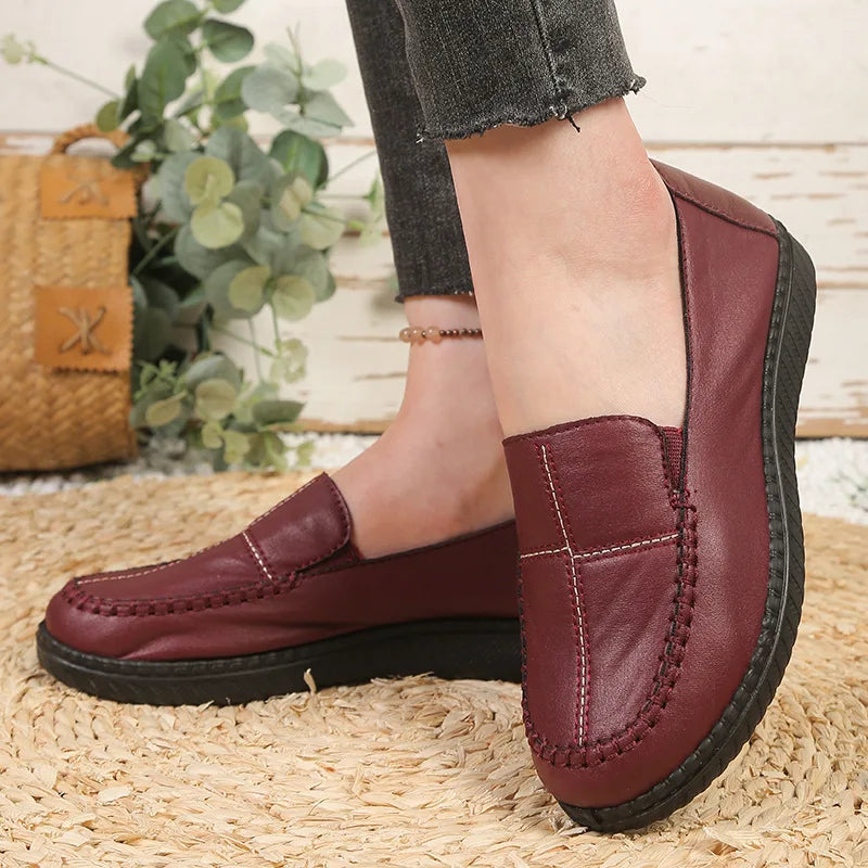 YBQJOO Women's Slip-On Loafers – Lightweight Casual Flat Shoes Women's Flat Loafers Axl