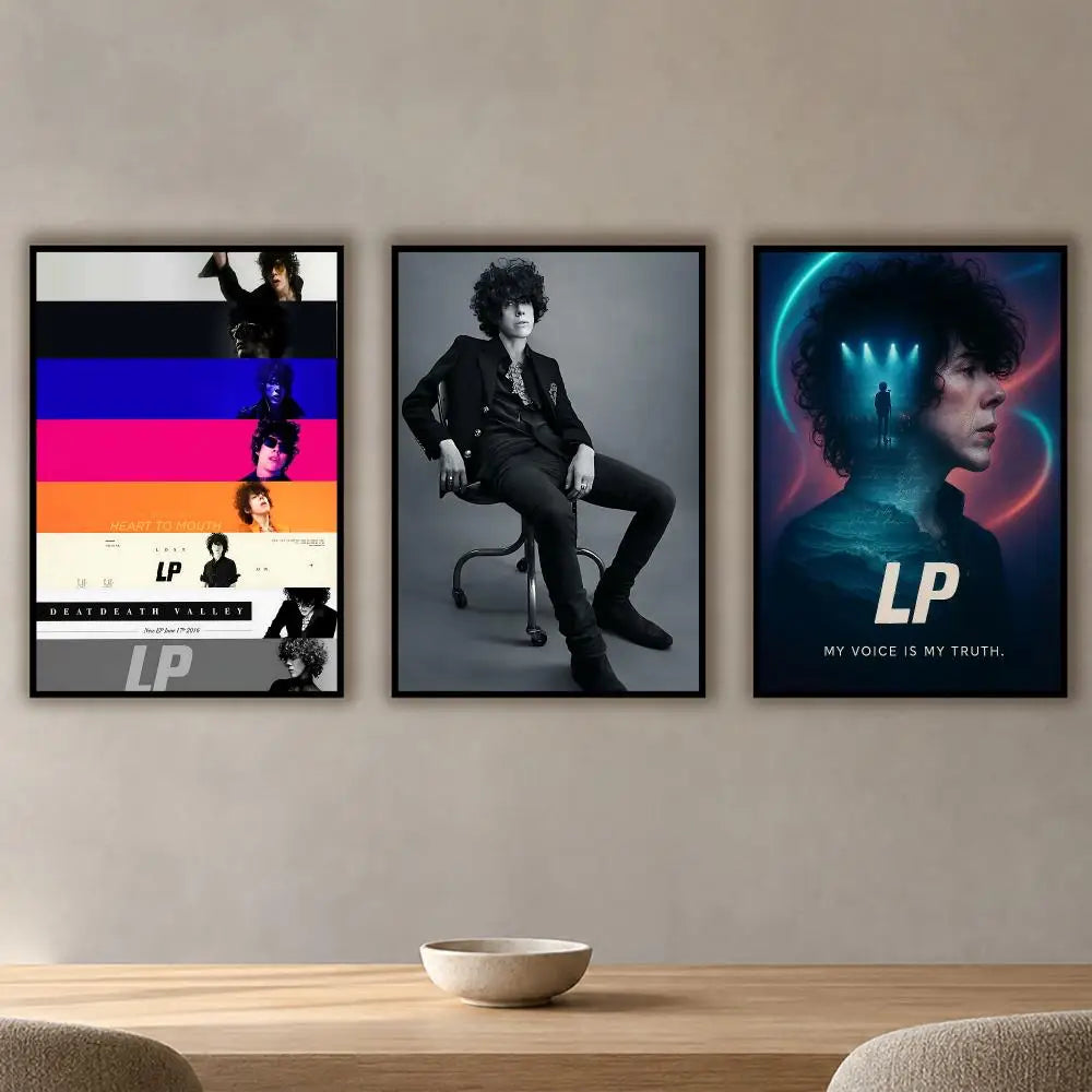 Singer L-LP HD Waterproof Poster Sticker | Wall Décor & Gift Wall Poster Sticker Axl