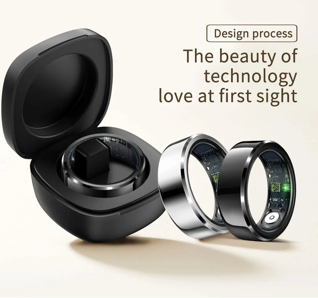 JAOUCAM R6 Smart Ring – Heart Rate & Sleep Tracker Smart Ring Axl
