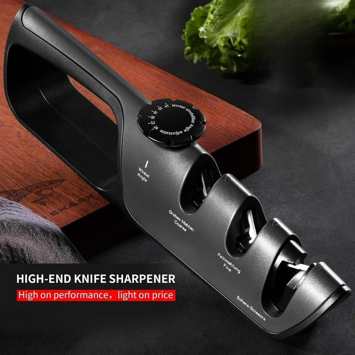 6-Stage Handheld Knife Sharpener – Coarse & Fine Sharpening Knife Sharpener Axl